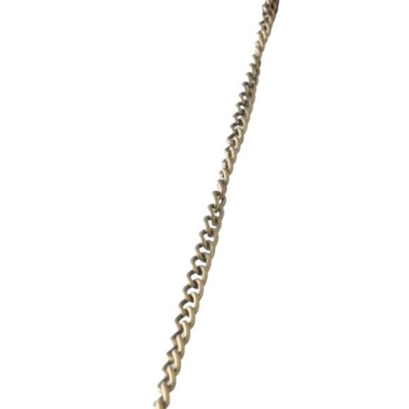 Boho Statement Necklace Antique Brass Finish Turquoise look stone inset New with - Picture 4 of 8